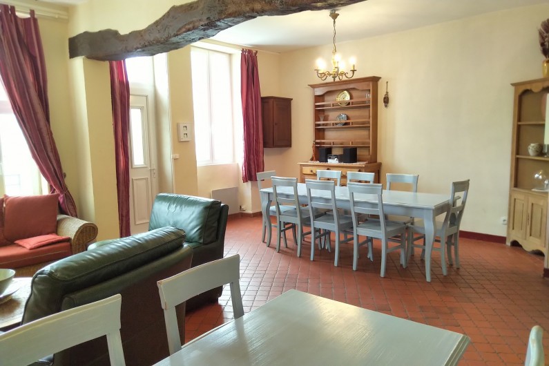 Location de vacances - Gîte à Sainte-Honorine-des-Pertes - Salon séjour du Gîte A