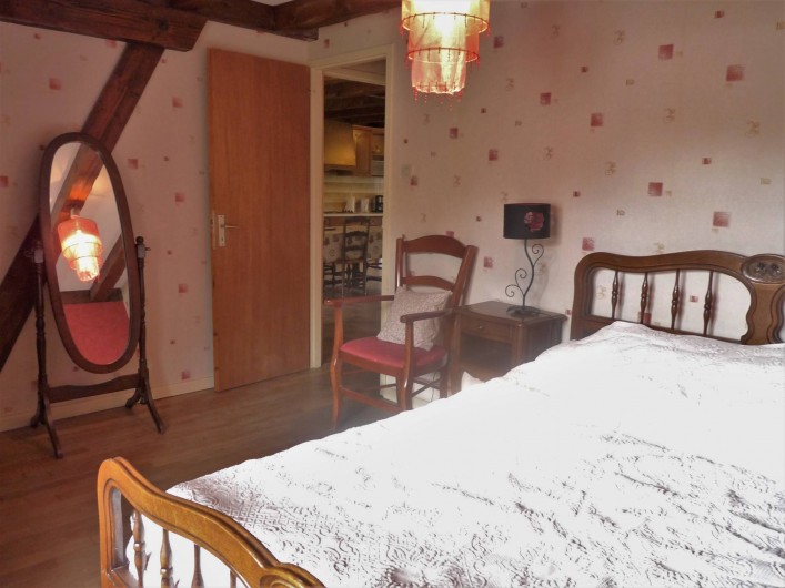 Location de vacances - Appartement à Ban-de-Laveline - chambre lit 140 moyen gite