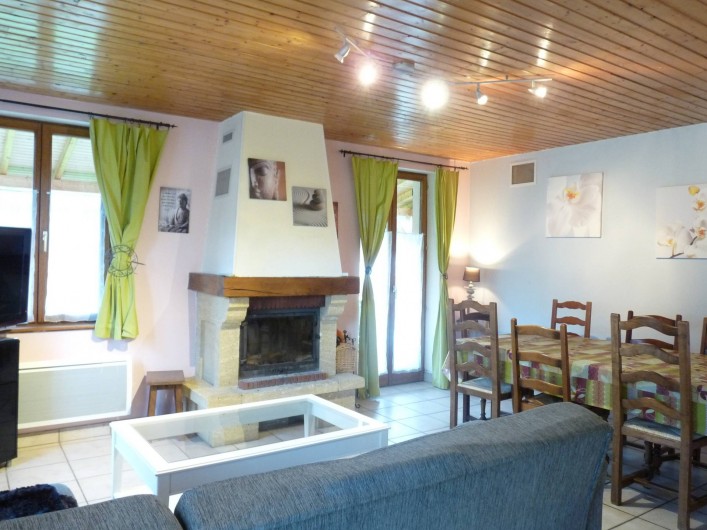 Location de vacances - Appartement à Ban-de-Laveline - salon grand gite