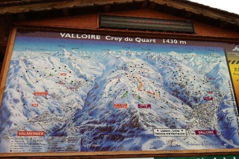Location de vacances - Appartement à Valloire - PLAN DES PISTES