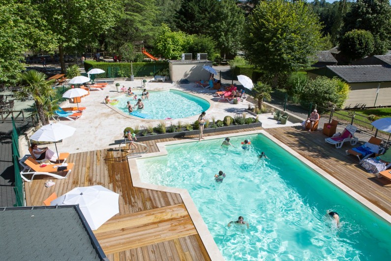 Location de vacances - Chalet à Rieupeyroux - La piscine