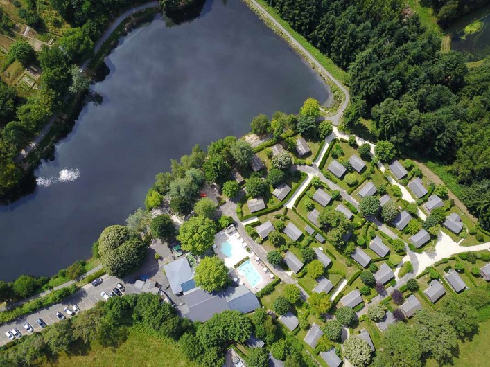 Location de vacances - Chalet à Rieupeyroux - Le village vacances au bord du lac de la prade