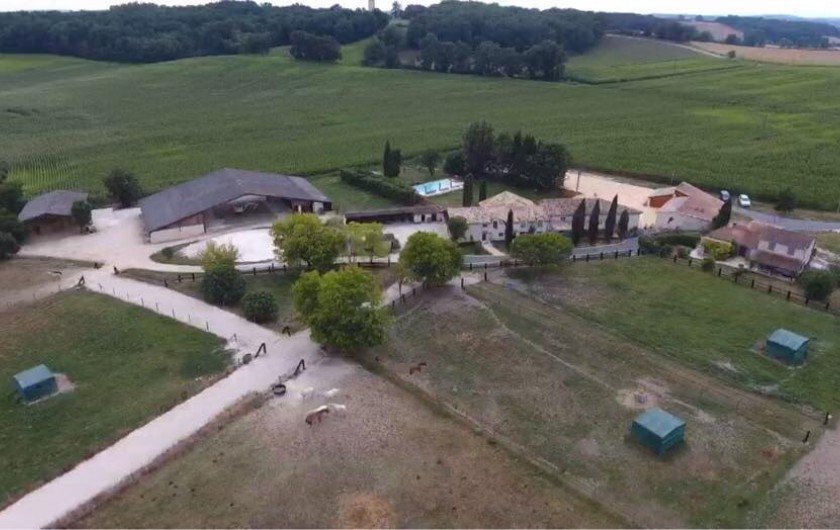 Location de vacances - Gîte à Lougratte - Les Gîtes de la Ferme Hermance au sein de la Ferme équestre de Tourette