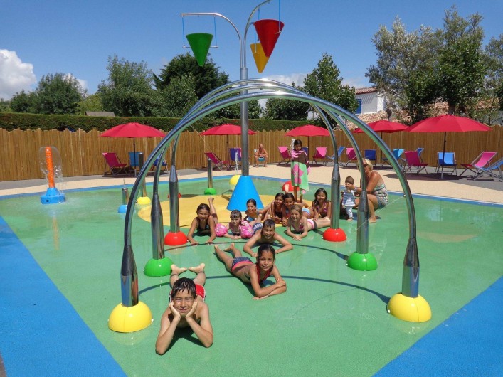 Location de vacances - Camping à Saint-Jean-de-Monts - Camping Plein Sud_Espace Aqua Ludique_Aire de jeux d'eau
