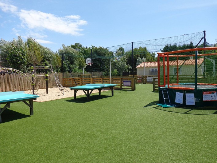 Location de vacances - Camping à Saint-Jean-de-Monts - Camping Plein Sud_Aires de Jeux avec Terrain multisports