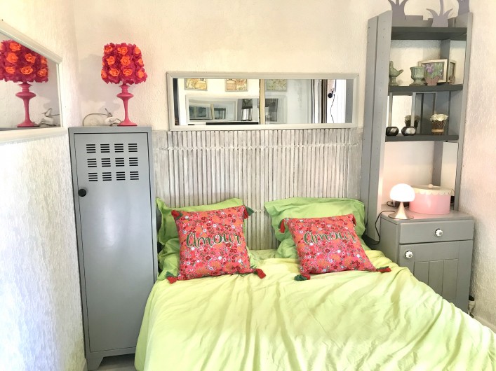 Location de vacances - Appartement à Six-Fours-les-Plages - Chambre parents