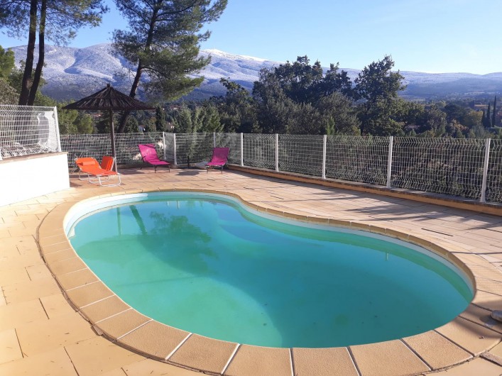 Location de vacances - Villa à Bédoin - Piscine