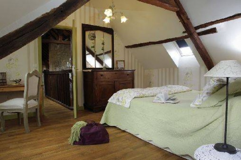 Location de vacances - Chambre d'hôtes à Marchais - chambre 2 pers et 2 enfants