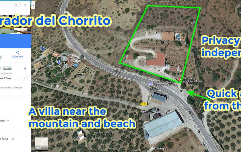 Location de vacances - Villa à Guaro