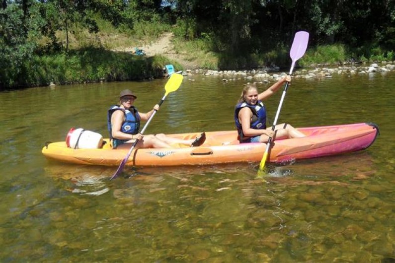 Location de vacances - Gîte à Tharaux - Canotage sur la Cèze