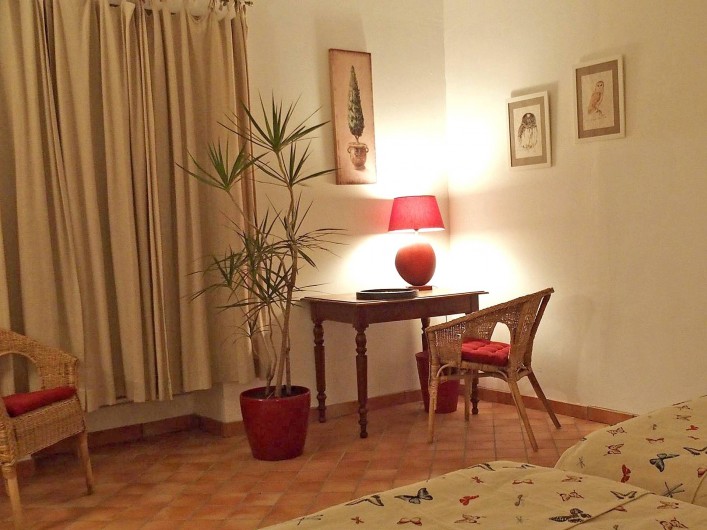 Location de vacances - Gîte à Tharaux - Chambre à deux lits