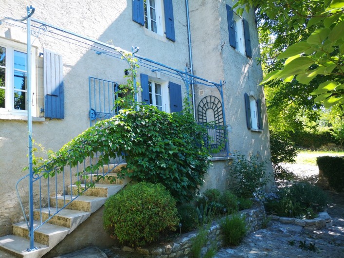 Location de vacances - Gîte à Tharaux - Entrée du gîte