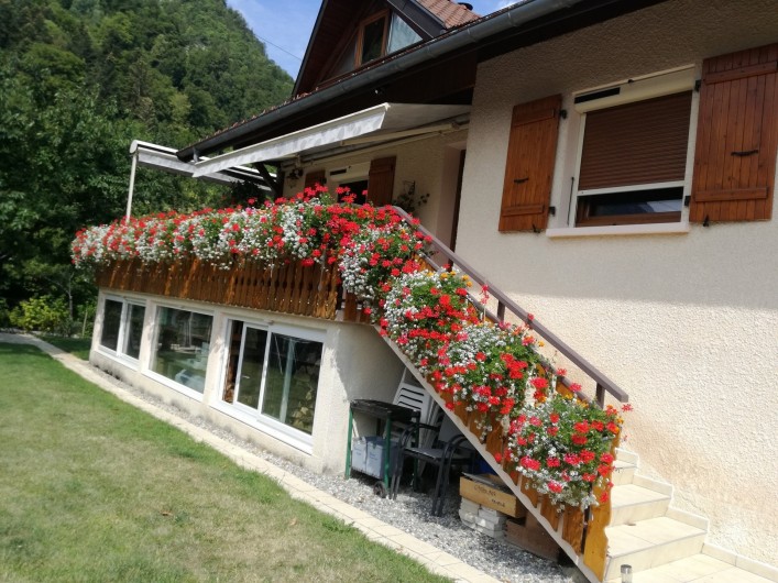 Location de vacances - Appartement à Thônes - Le fleurissement