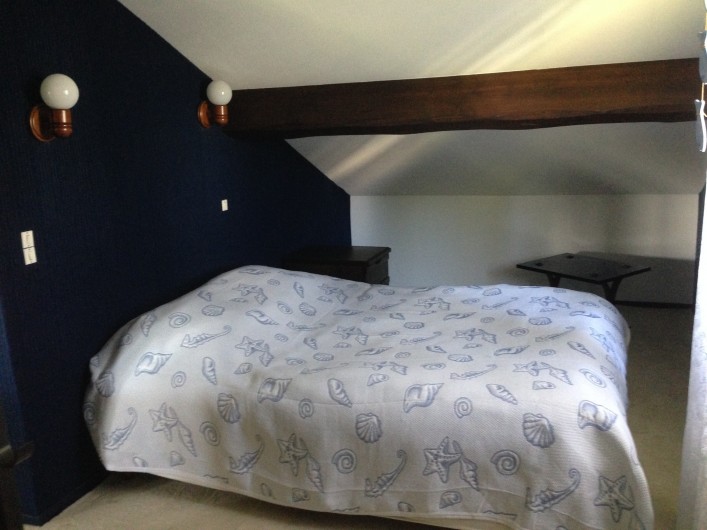 Location de vacances - Villa à Blonville-sur-Mer - Chambre avec it double 140 X 190 au 1er étage