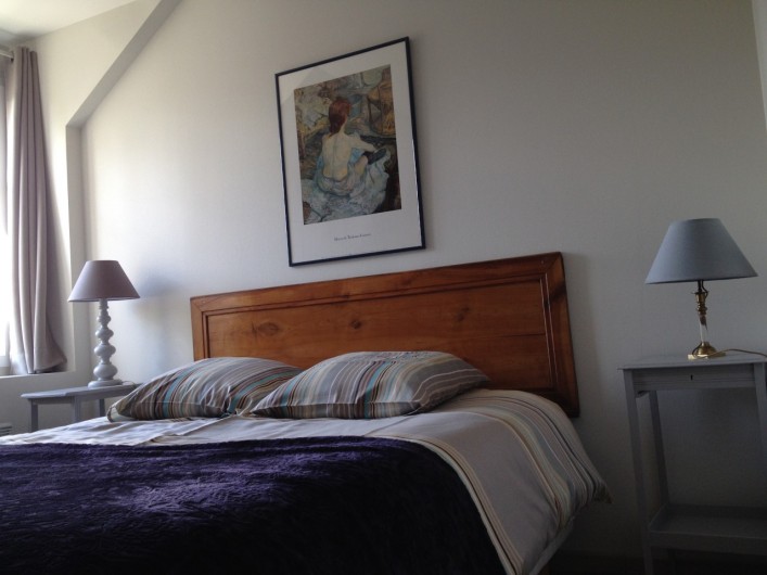 Location de vacances - Appartement à Noisy-sur-École - Chambre 1 lit 160x200