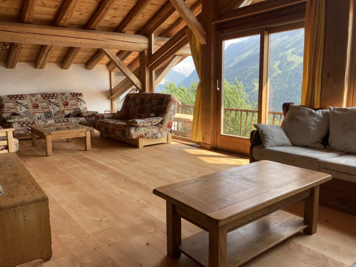 Location de vacances - Chalet à La Rosière - séjour haut