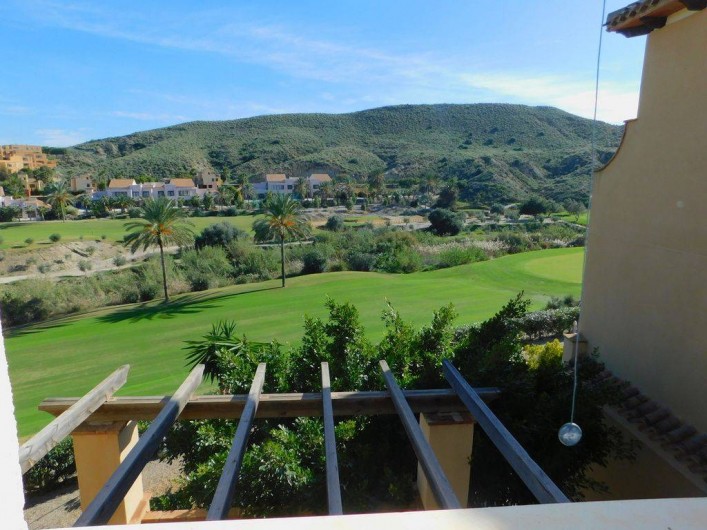Location de vacances - Appartement à Vera - Vue latérale de la terrasse
