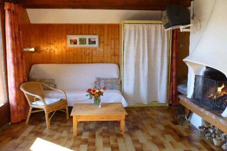 Location de vacances - Chalet à Saint-Hilaire - Coin salon