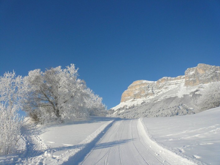 Location de vacances - Chalet à Saint-Hilaire - piste de ski de fond