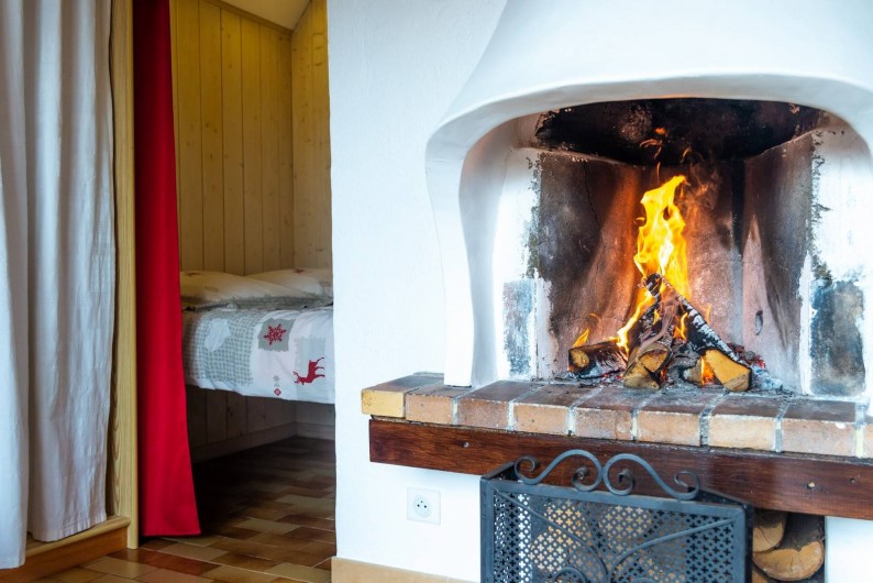 Location de vacances - Chalet à Saint-Hilaire - coin nuit lit 140/190