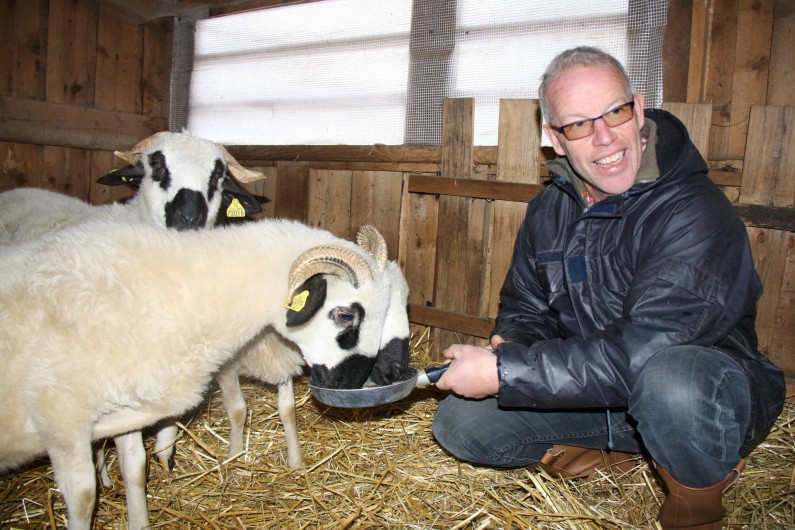 Location de vacances - Chalet à Saint-Hilaire - Visite de la bergerie de Bruno
