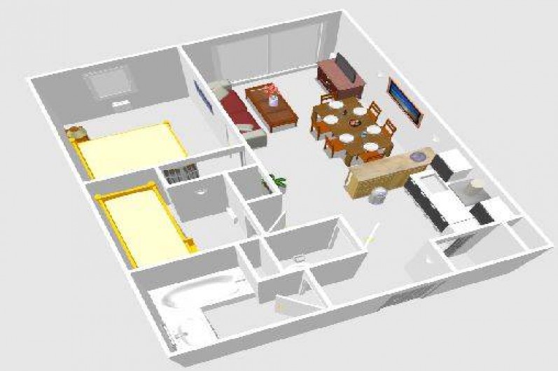 Location de vacances - Appartement à Germ