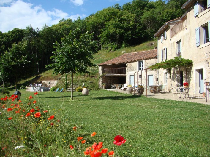Location de vacances - Mas à Courniou - Jardin