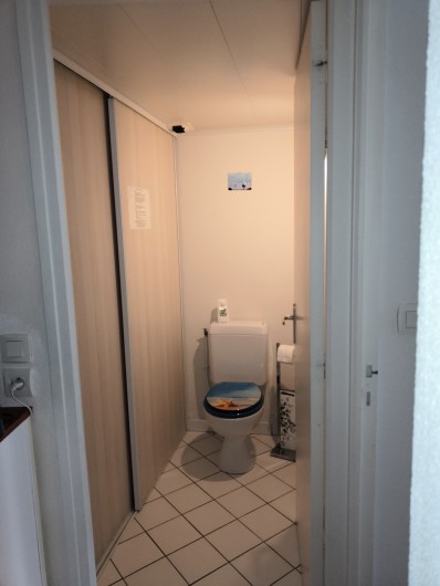 Location de vacances - Appartement à Granville - Toilettes séparées