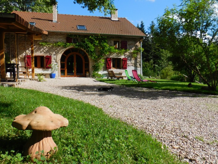 Location de vacances - Gîte à Arrentès-de-Corcieux - FACADE ARRIVEE