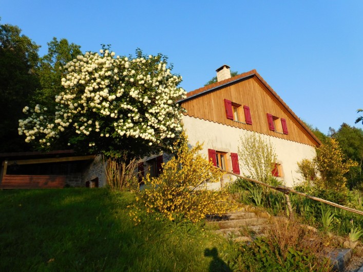 Location de vacances - Gîte à Arrentès-de-Corcieux - le gite façade sud
