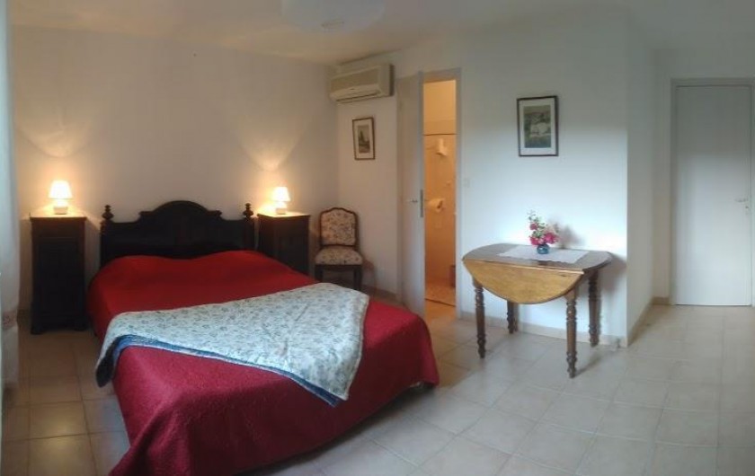 Location de vacances - Chambre d'hôtes à Saint-Martin-le-Vieil - Chambre "Verger"