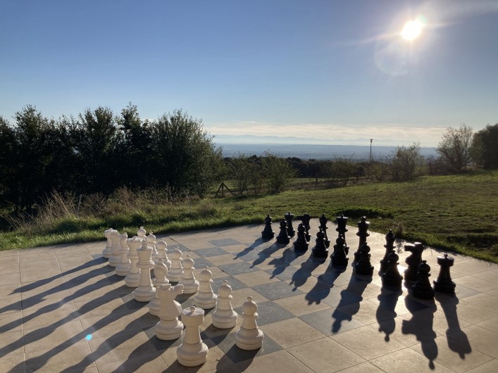 Location de vacances - Appartement à Saissac - jeu d'échecs géant