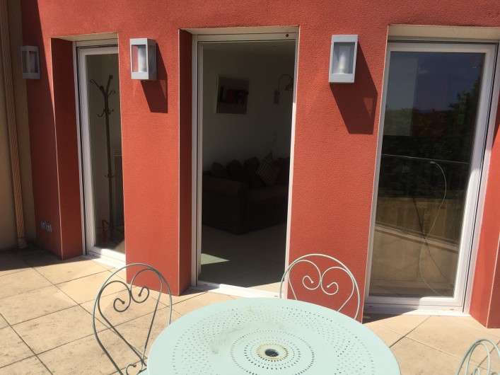 Location de vacances - Appartement à Saissac - terrasse privative