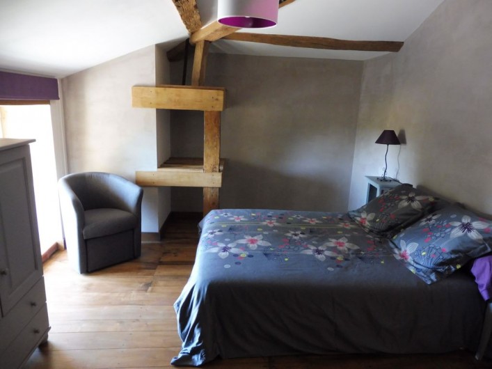 Location de vacances - Villa à Cellefrouin - RDC CHAMBRE LIT 140X200