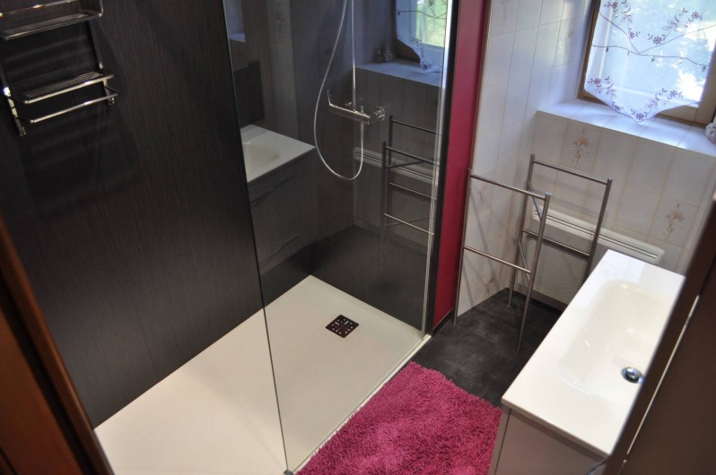 Location de vacances - Gîte à Saint-Flour - salle d'eau - douche