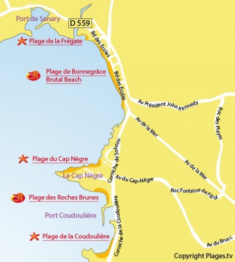 Location de vacances - Villa à Six-Fours-les-Plages