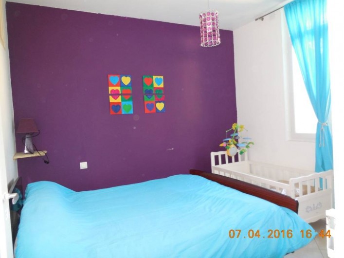 Location de vacances - Villa à Argelès Plage - chambre lit en140