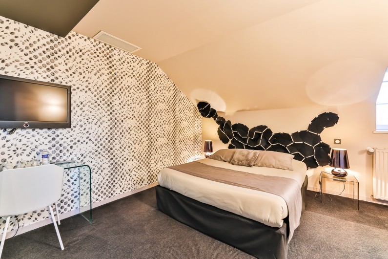 Location de vacances - Chambre d'hôtes à Les Herbiers - Chambre Mineral