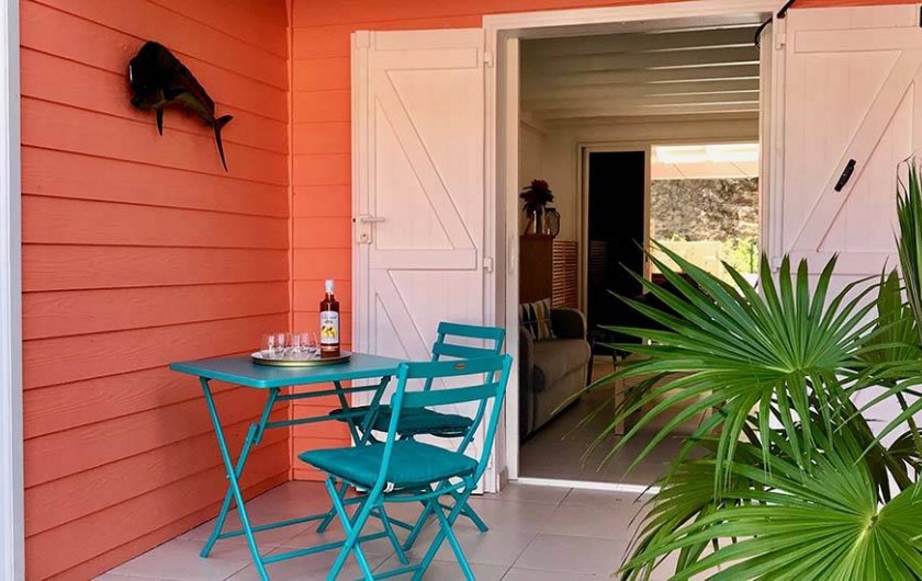 Location de vacances - Villa à Les Trois-Îlets - Terrasse entrée