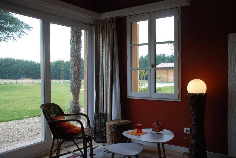 Location de vacances - Chambre d'hôtes à Saint-Magne-de-Castillon - Chambre Terracotta