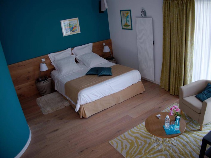 Location de vacances - Chambre d'hôtes à Saint-Magne-de-Castillon - Chambre Curaçao