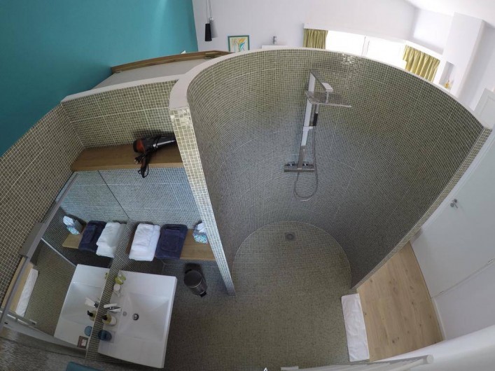 Location de vacances - Chambre d'hôtes à Saint-Magne-de-Castillon - Chambre Curaçao