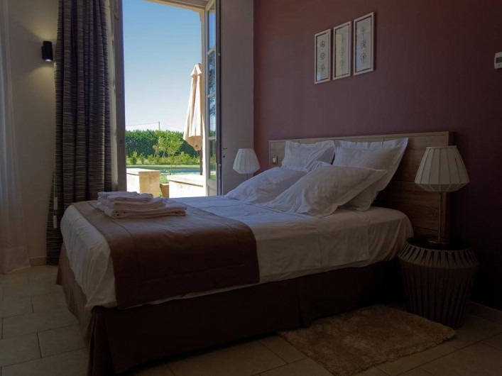 Location de vacances - Chambre d'hôtes à Saint-Magne-de-Castillon - Chambre Clématis