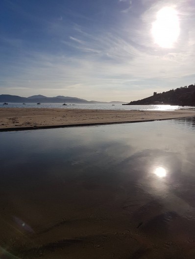 Location de vacances - Studio à Sagone - VUE DE LA PLAGE DE SAGONE