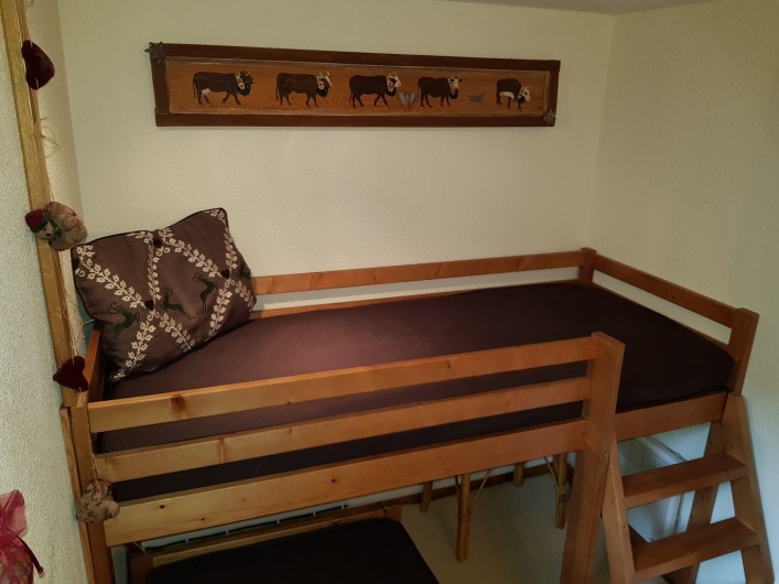 Location de vacances - Appartement à Le Grand-Bornand - Chambre lits superposés 2/2