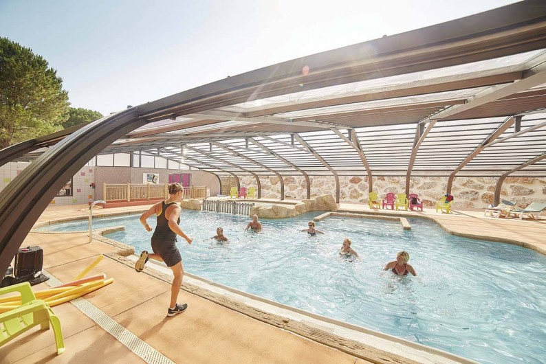 Location de vacances - Camping à Laroque-des-Albères - Animation : cours d'aquagym