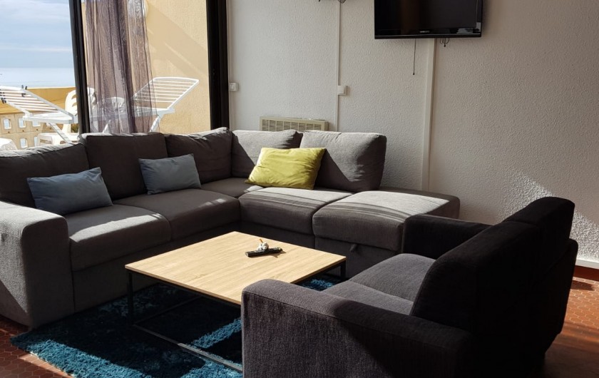 Location de vacances - Appartement à Le Barcarès - salon