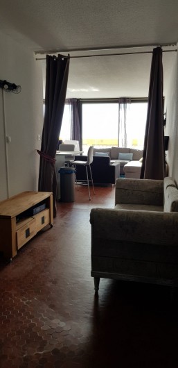 Location de vacances - Appartement à Le Barcarès - vue sur la pièce principale