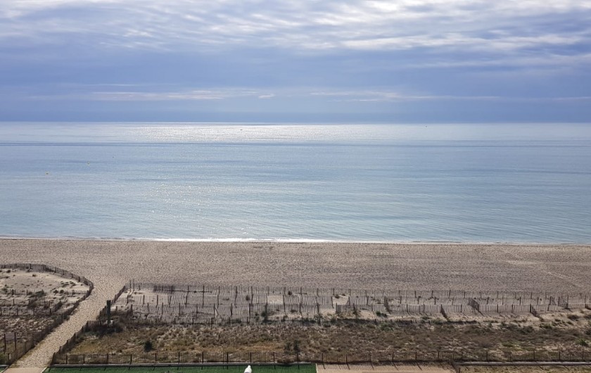 Location de vacances - Appartement à Le Barcarès - vue balcon