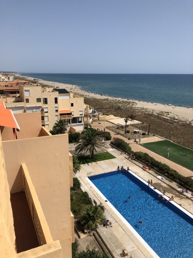 Location de vacances - Appartement à Le Barcarès - vue balcon
